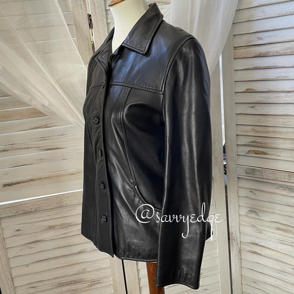 Andrew Marc Lamb Leather Jacket - Picture 5 of 15